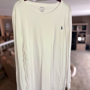 Polo by Ralph Lauren White Long Sleeve Tee